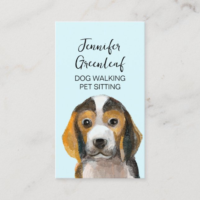 Dog walking Business Card (Front)