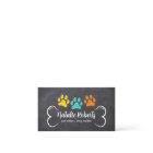 Dog Walking Custom Colour Paw Pet Sitter Chalkboar