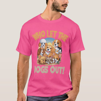 Dog Walking Dog Friend Dog Walking for a Dog funny T-Shirt