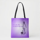 Dog Walking Girl Tote Bag
