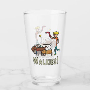 Dog Walking Glass