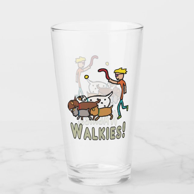 Dog Walking Glass (Front)