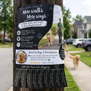 Dog Walking Pet Sitter Business Flyers