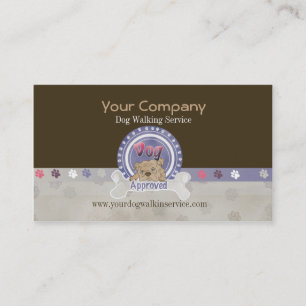 dog walking & Pet Sitting business cards