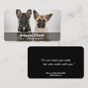 Dog Walking / Sitting Business Card