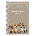 Dog Walking Sitting I Outdoor Adventure Journal