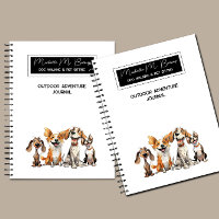 Dog Walking Sitting I Outdoor Adventure Journal 