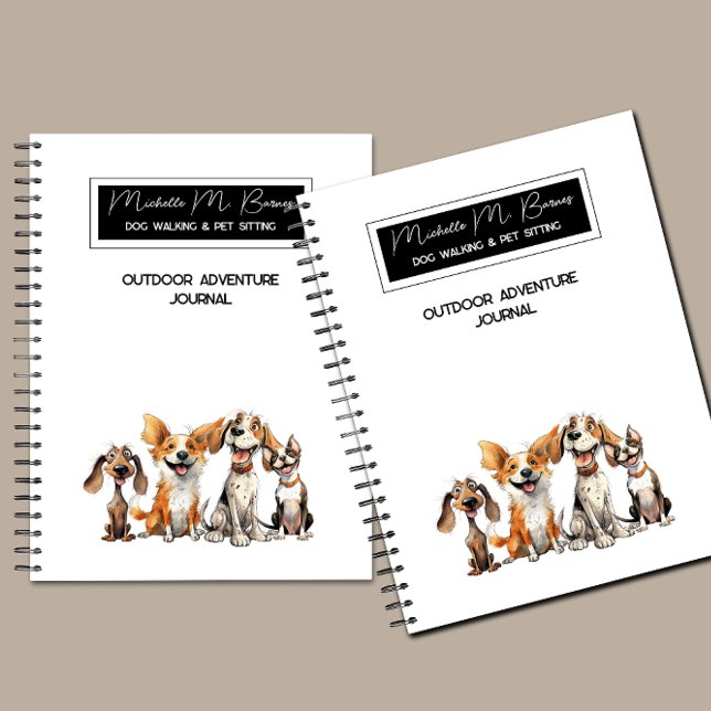 Dog Walking Sitting I Outdoor Adventure Journal  (Creator Uploaded)