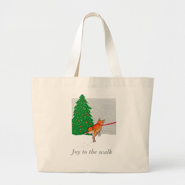 Dog walking tote bag (Front)