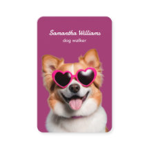Dog Walking WhatsApp Click To Chat Business Card