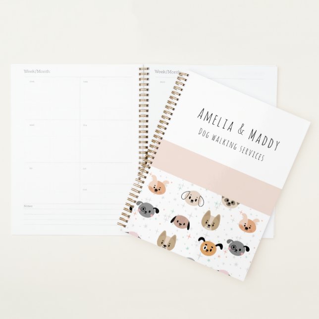 Dog Walking - Young Entreprenuer Appointment  Planner (Display)