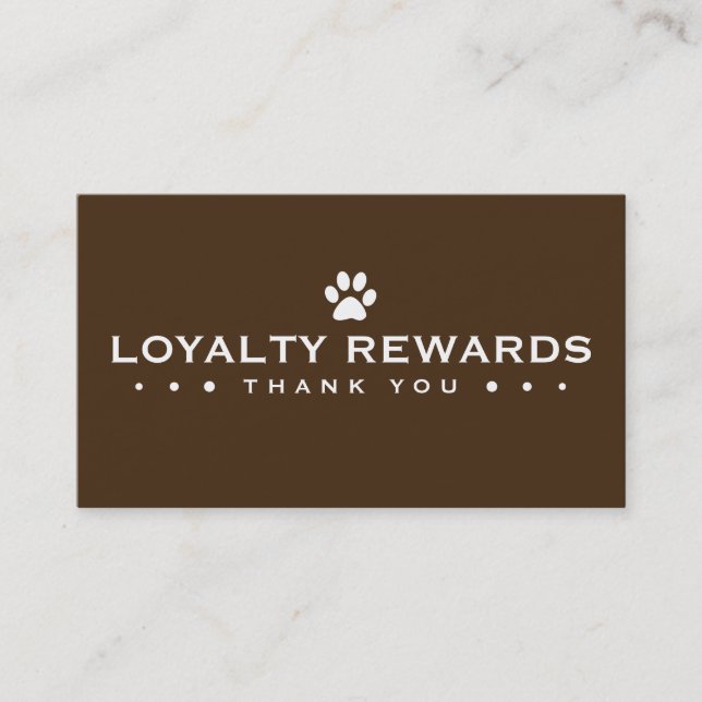 DOG WALKS 3dots Loyalty Program (Front)