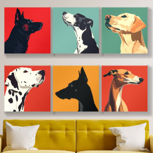 Dog Wall Art Acrylic Photo Tile