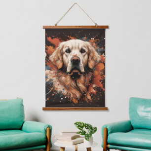 dog wall hangging tapestry art pet lover