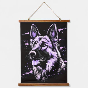 dog wall hangging  Tapestry quote minimalist