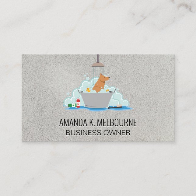 Dog Wash Business Card (Front)