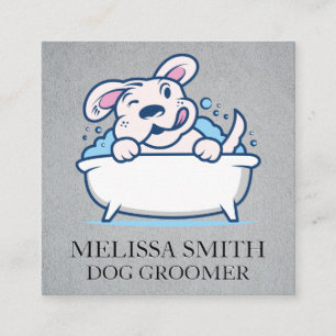 Dog Wash Square Business Card