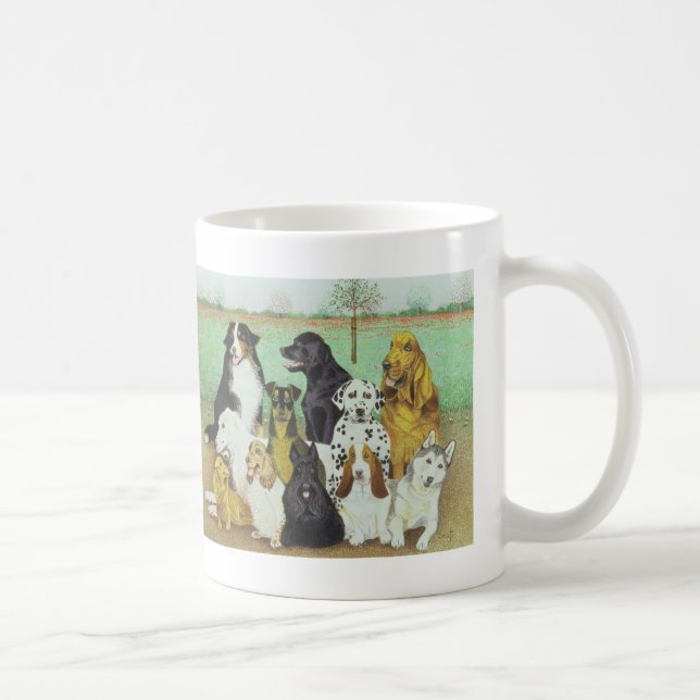 Dog Watch Coffee Mug (Right)