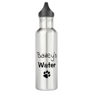 Dog Water Bottle - Custom Personalised Dog Photo