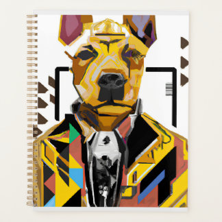 Dog Wearing a Suit: Digital Art Planner