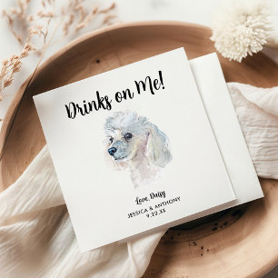 Dog Wedding Cocktail Napkins