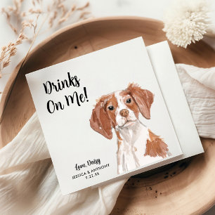 Dog Wedding Cocktail Napkins 