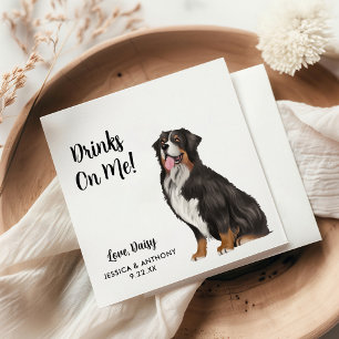 Dog Wedding Cocktail Napkins