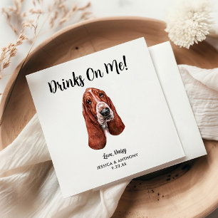 Dog Wedding Cocktail Napkins