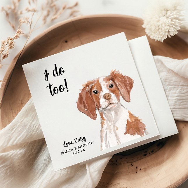 Dog Wedding Cocktail Napkins  (Creator Uploaded)