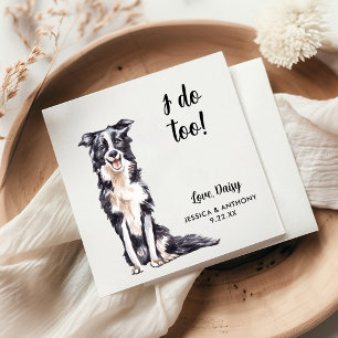 Dog Wedding Cocktail Napkins