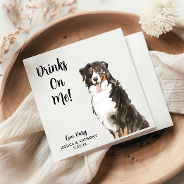 Dog Wedding Cocktail Napkins