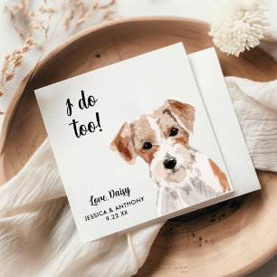 Dog Wedding Cocktail Napkins