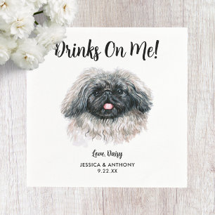 Dog Wedding Cocktail Napkins