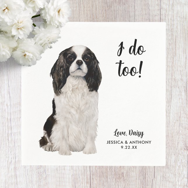Dog Wedding Cocktail Napkins (Creator Uploaded)