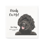 Dog Wedding Cocktail Napkins