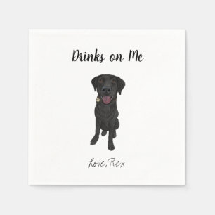 Dog Wedding Cocktail Napkins