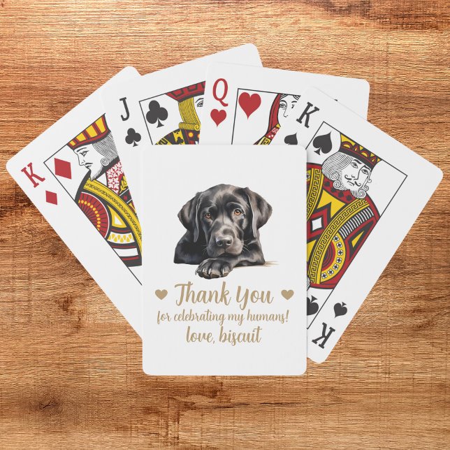 Dog Wedding Favour Playing Cards (Creator Uploaded)