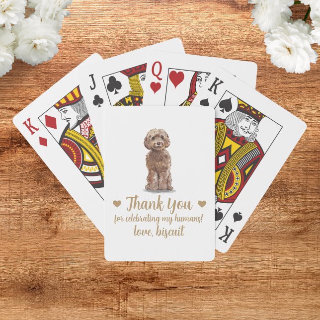 Dog Wedding Favour Playing Cards (Creator Uploaded)