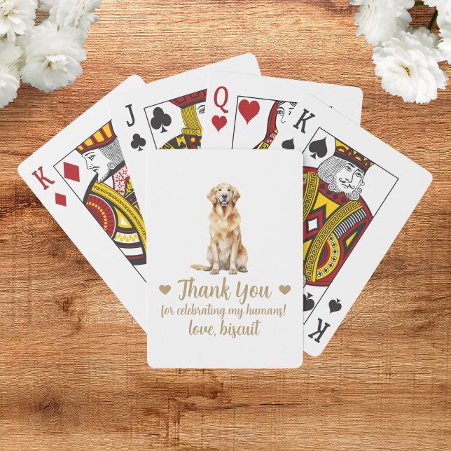 Dog Wedding Favour Playing Cards (Creator Uploaded)