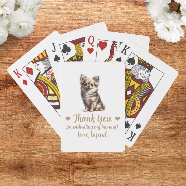 Dog Wedding Favour Playing Cards (Creator Uploaded)