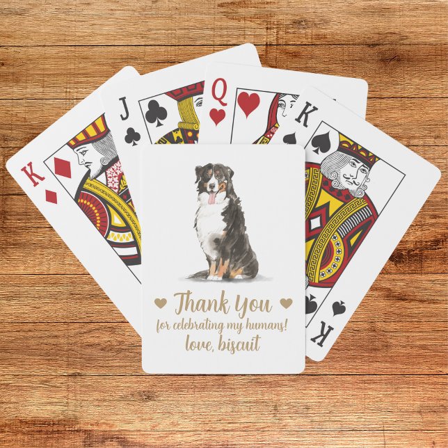 Dog Wedding Favour Playing Cards (Creator Uploaded)
