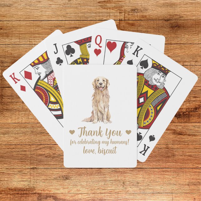 Dog Wedding Favour Playing Cards (Creator Uploaded)