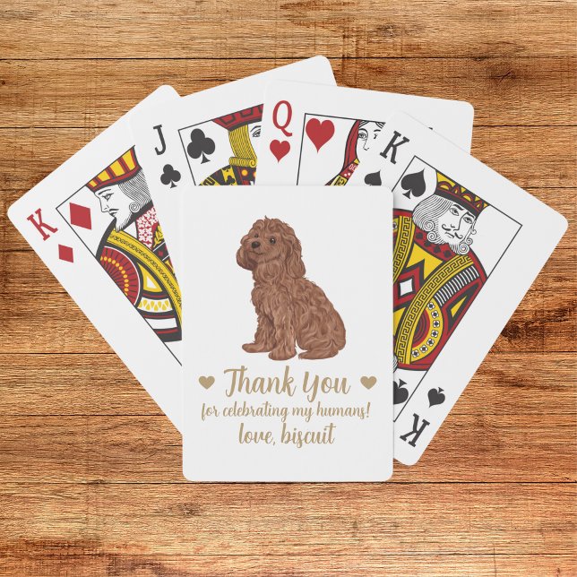 Dog Wedding Favour Playing Cards (Creator Uploaded)