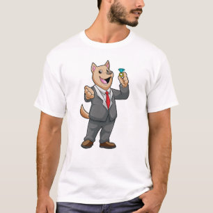 Dog Wedding Groom Wedding ring T-Shirt