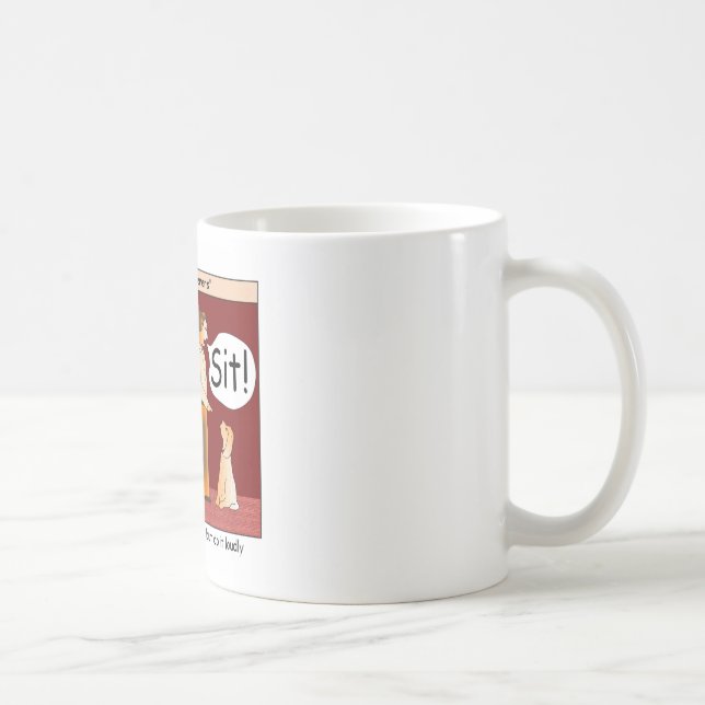 Dog Whisperers Cartoon Mug (Right)
