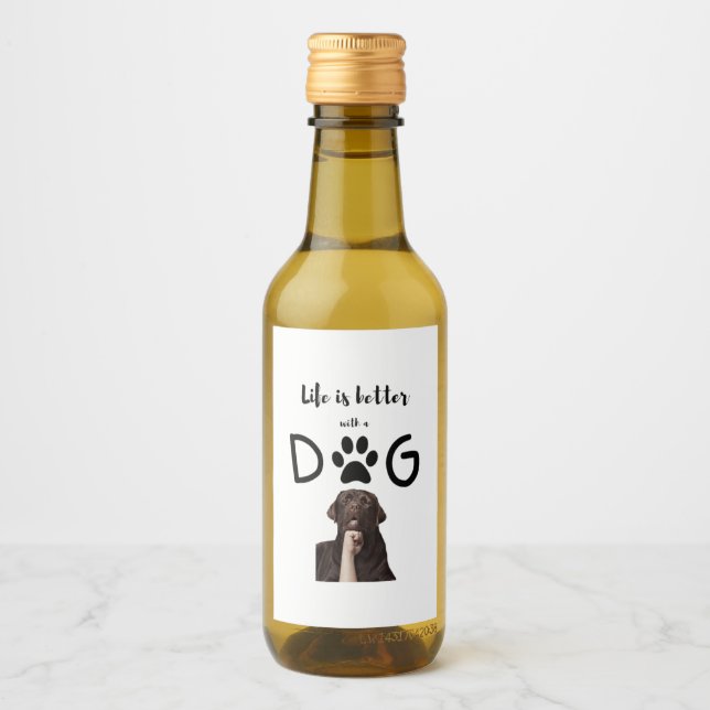 Dog Wine Label (Front)