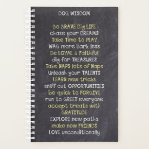 Dog Wisdom - Inspirational Planner