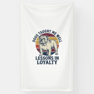 Dog Wisdom Shirt Vintage Bulldog Lesson Graphic_1 Banner
