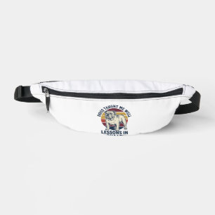 Dog Wisdom Shirt Vintage Bulldog Lesson Graphic_1 Bum Bags