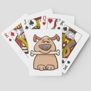 Dog With A Bone Playing Cards